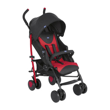 Silla de paseo Echo negro - rojo