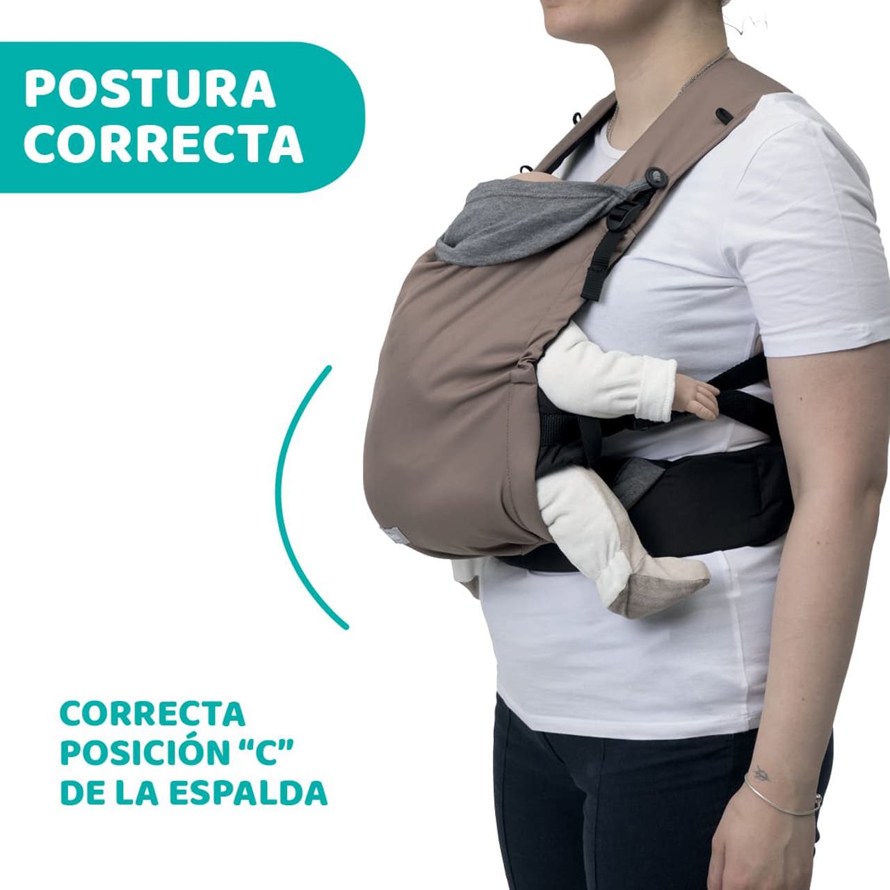 Mochila Portabebés Chicco Skin Fit