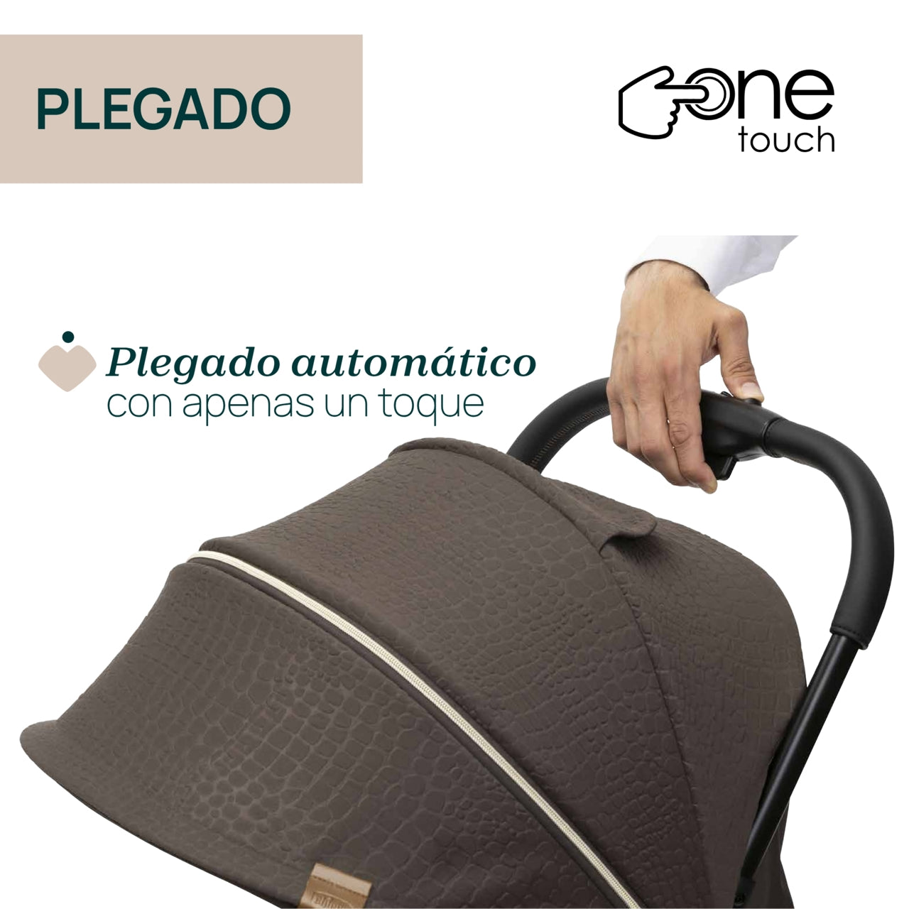 Silla de paseo Goody XPlus Bronze Lizard Re Lux Eco+ Marrón Chicco