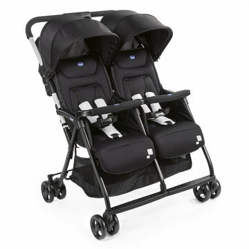 Silla de paseo Chicco Ohlala Twin Gemelar negro