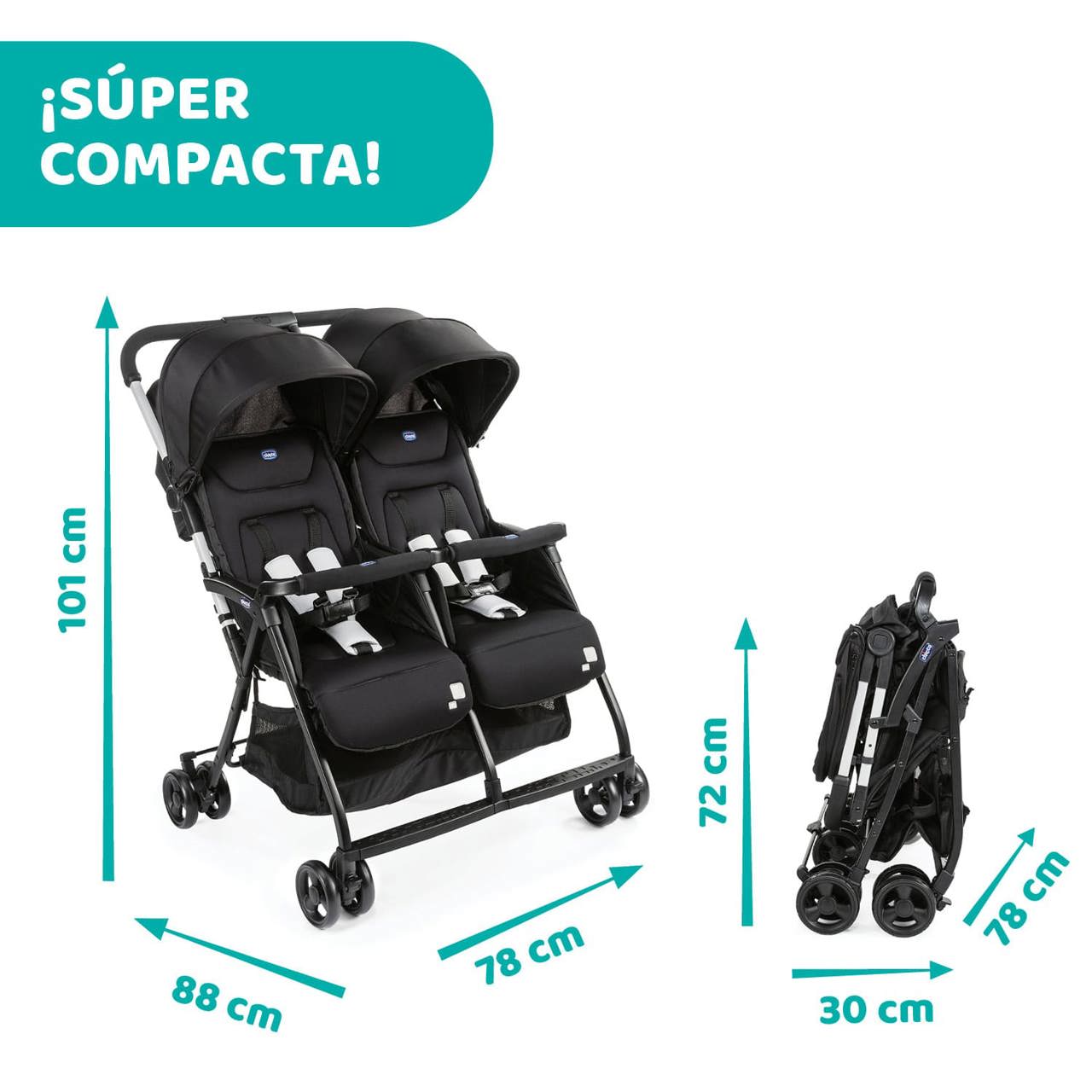Silla de paseo Chicco Ohlala Twin Gemelar
