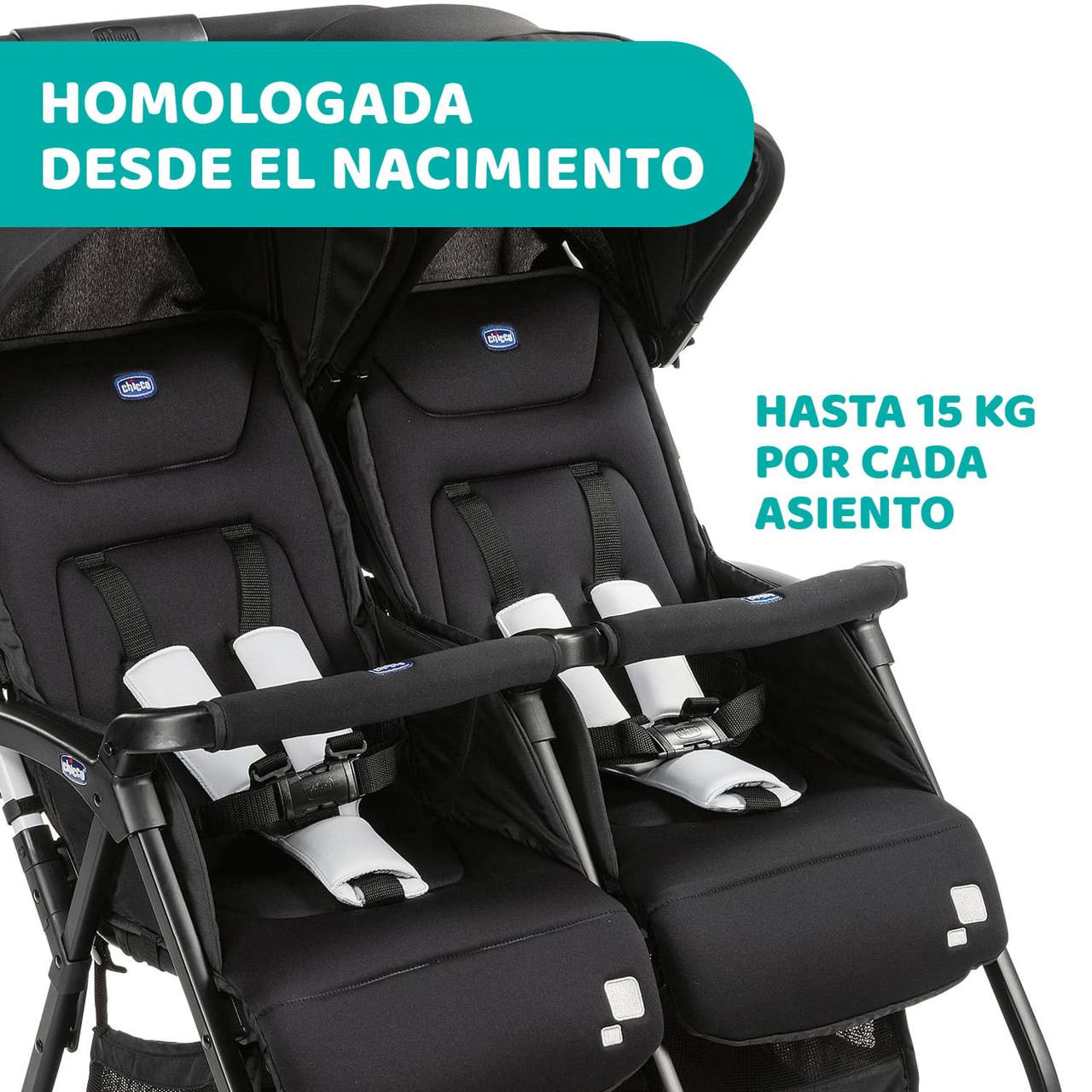 Silla de paseo Chicco Ohlala Twin Gemelar