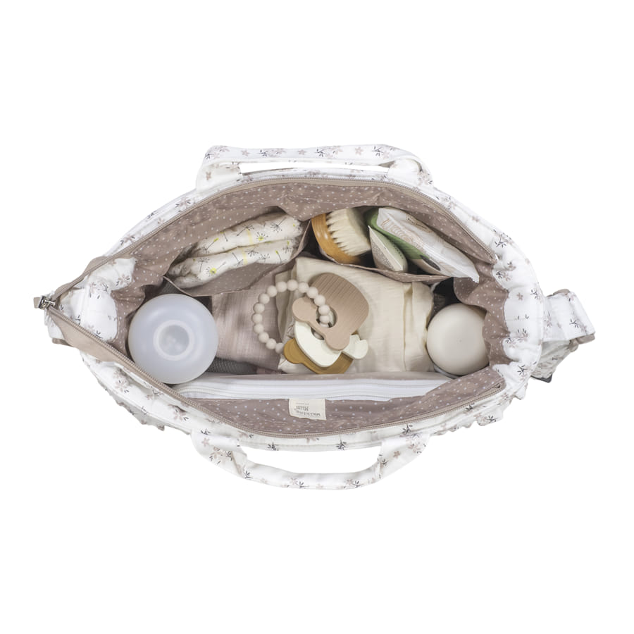 Bolsa canastilla botton flores