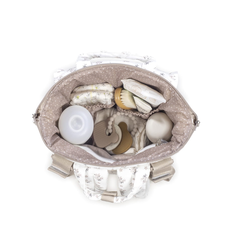 Mochila botton flores