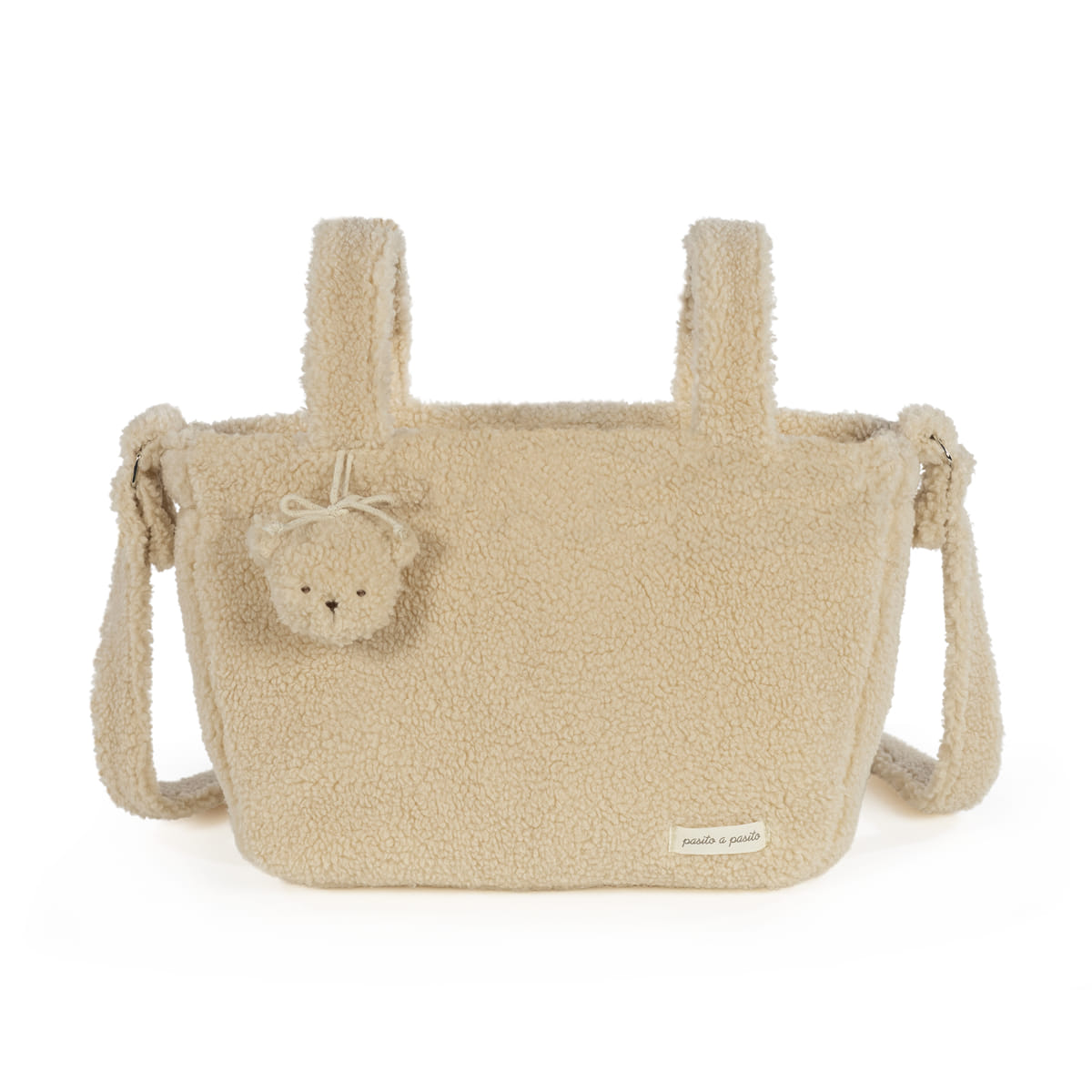 Bolsa crossbody teddy paddington beige