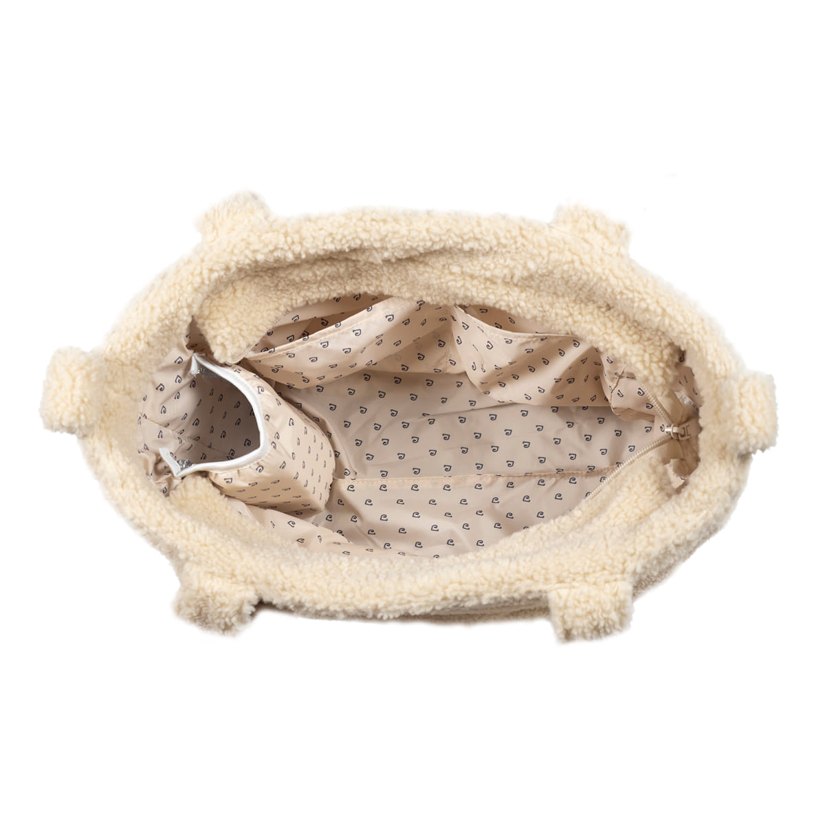 Bolsa crossbody teddy paddington beige