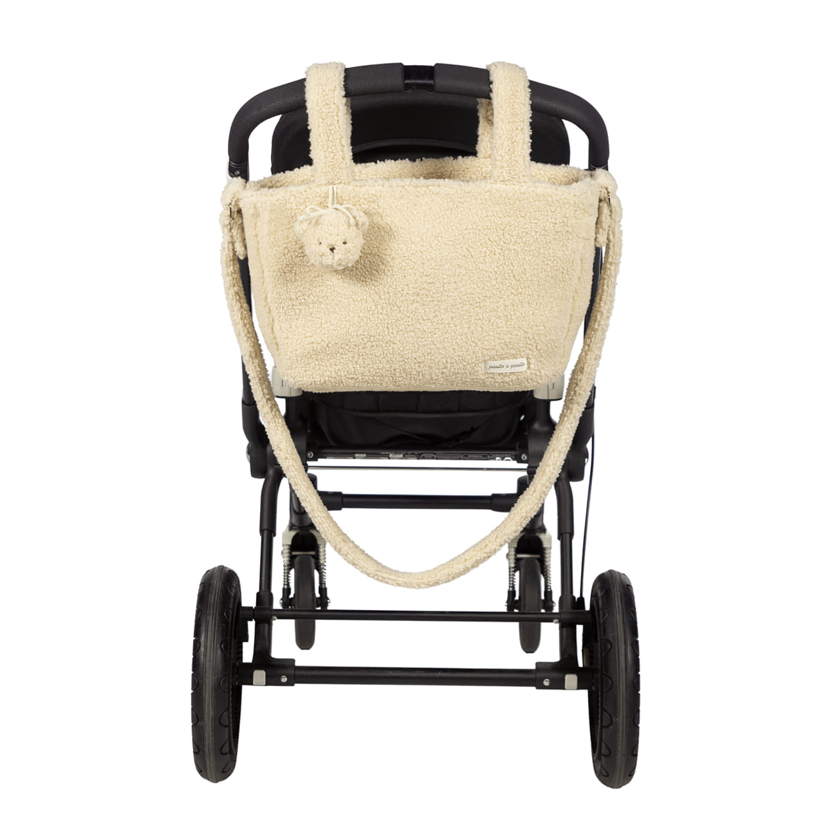 Bolsa crossbody teddy paddington beige