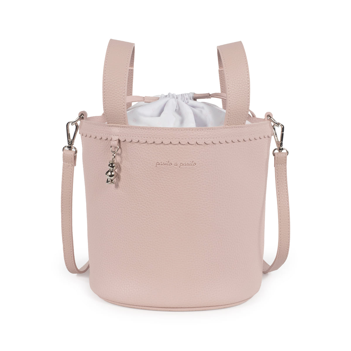 BOLSA BUCKET ICON ROSE