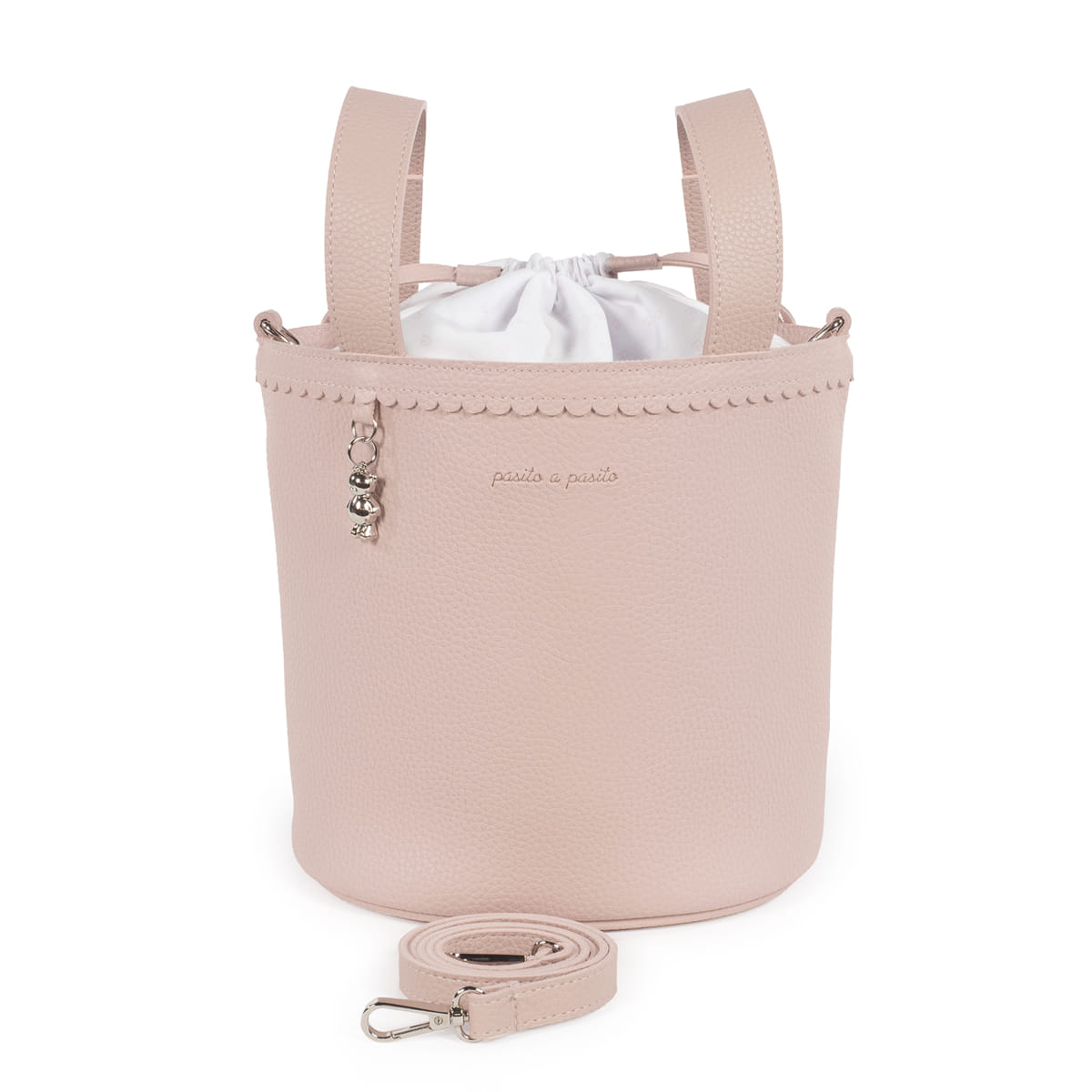BOLSA BUCKET ICON ROSE