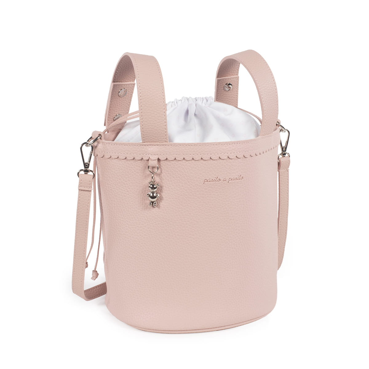 BOLSA BUCKET ICON ROSE
