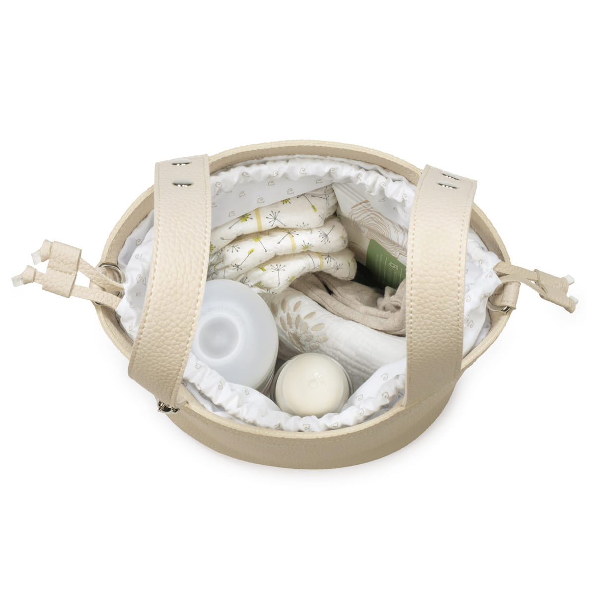 BOLSA BUCKET ICON CREAM