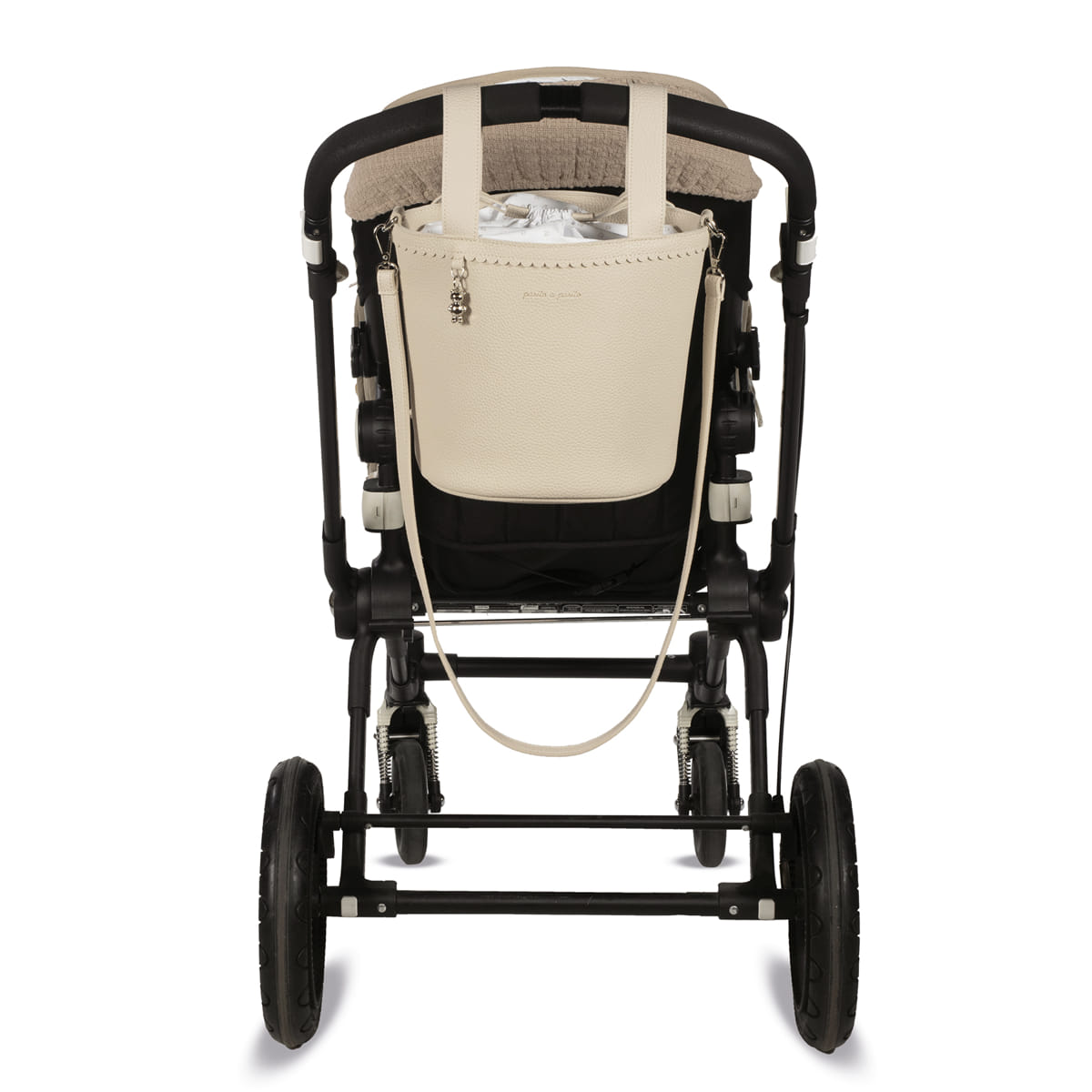 BOLSA BUCKET ICON CREAM