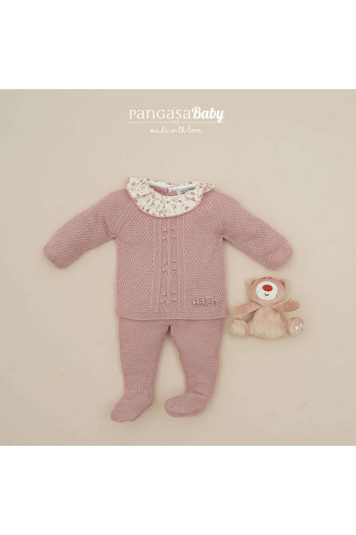 Conjunto lana flores Pangasa