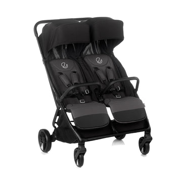 Silla de paseo gemelar Twinside negro