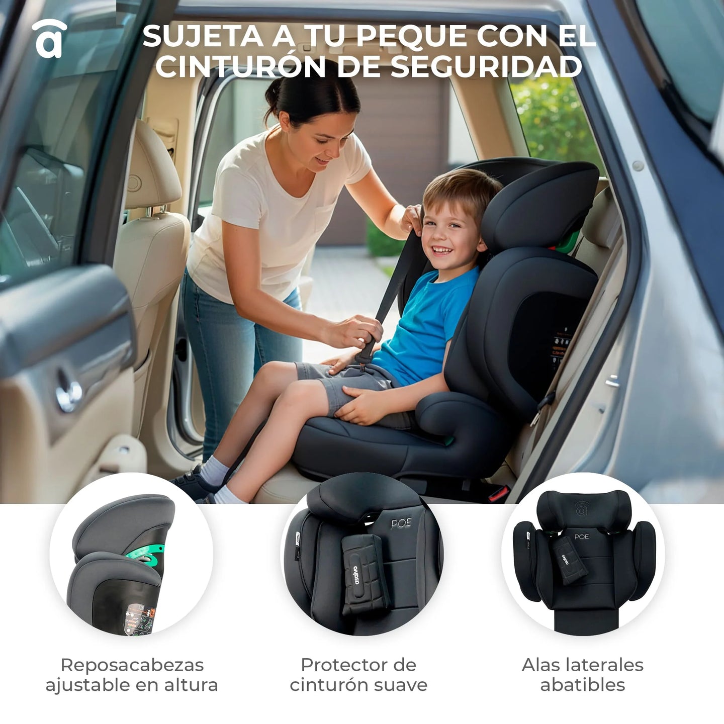 Silla de auto Poe Fix Asalvo