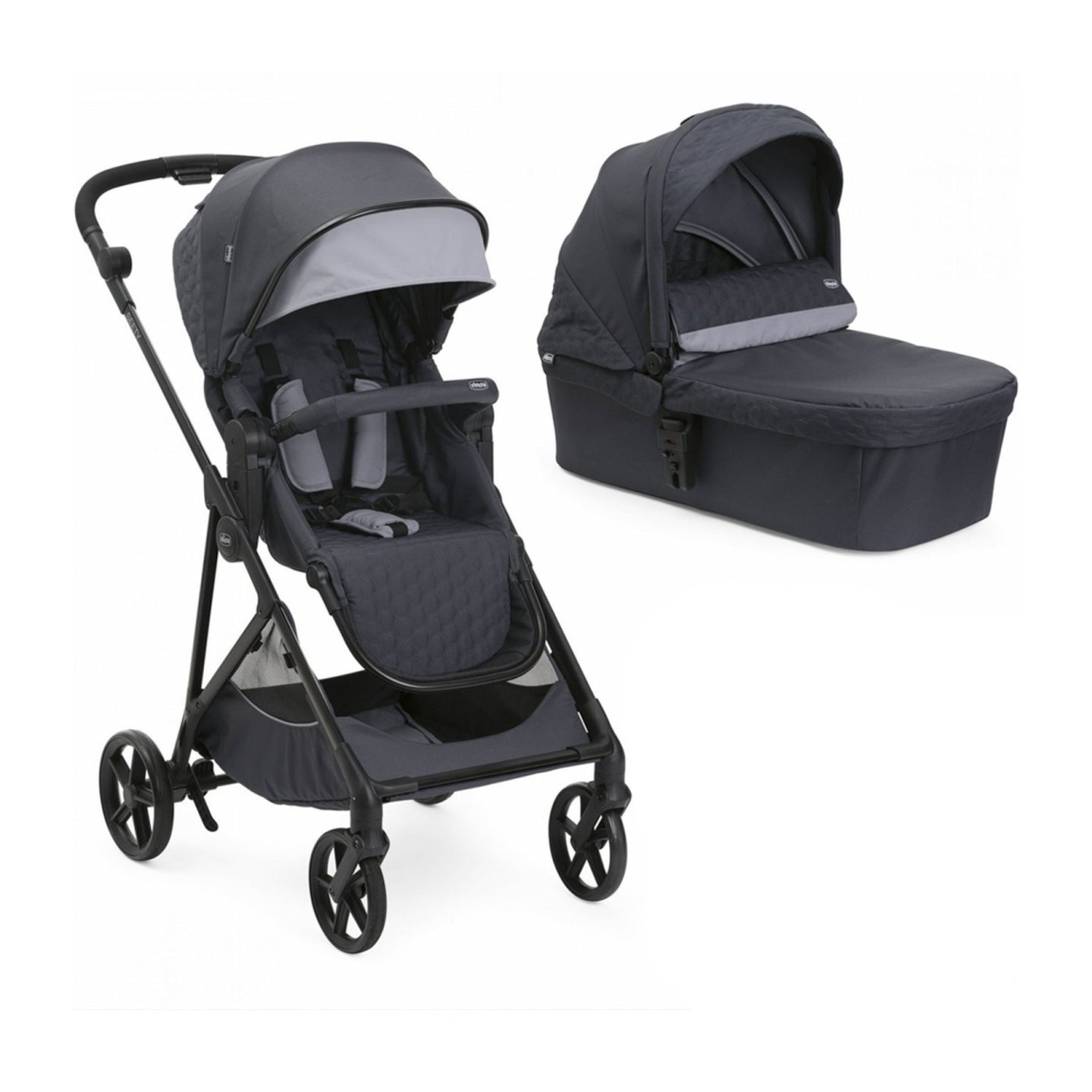 Carrito Chicco Seety Gris oscuro 2 piezas