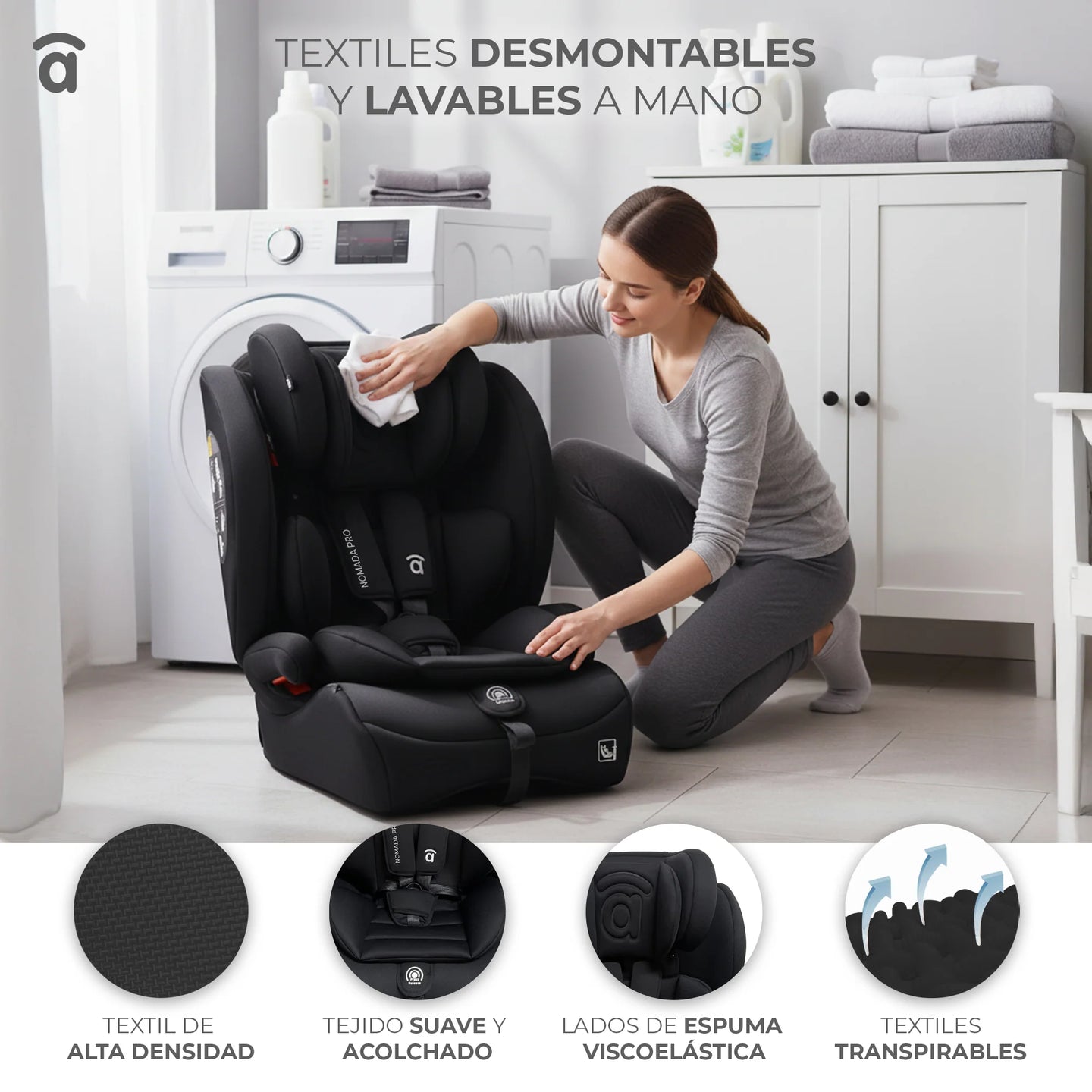 Silla de auto Nómada Asalvo