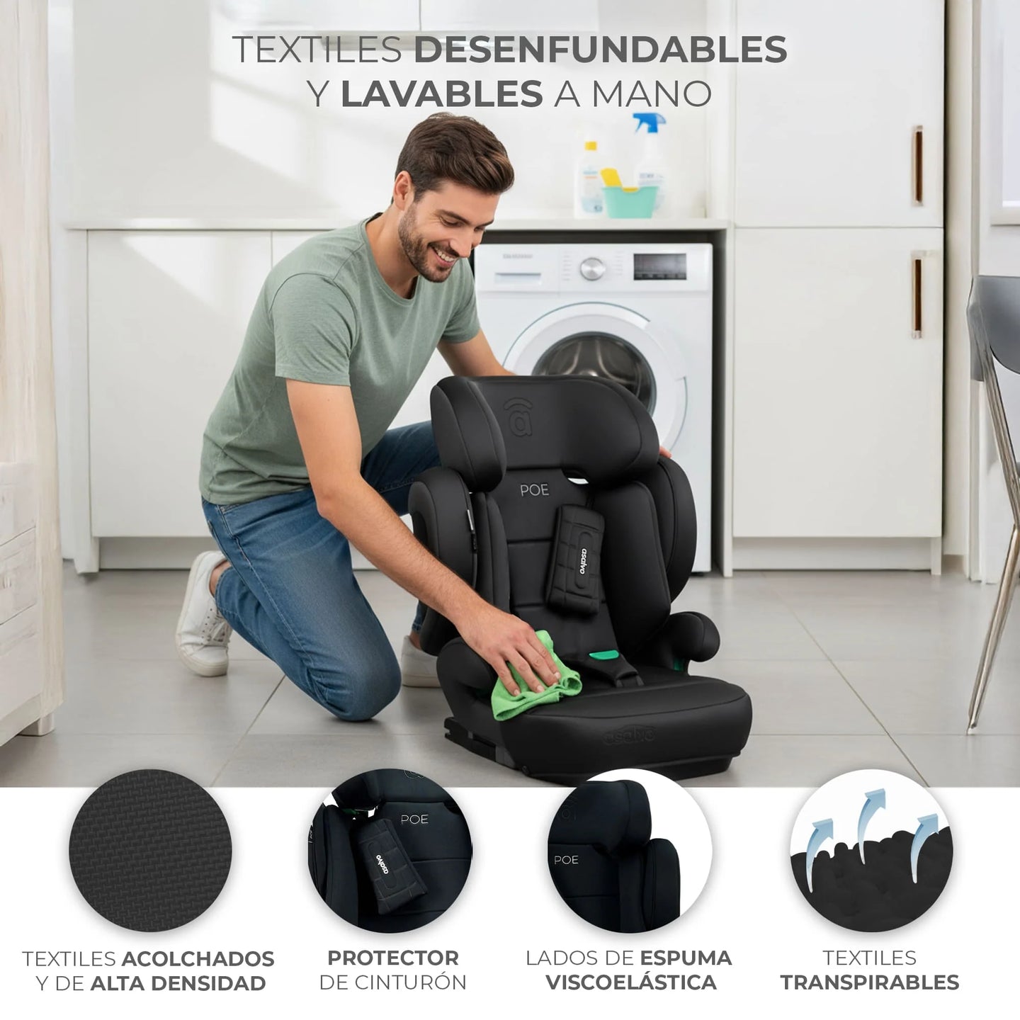 Silla de auto Poe Fix Asalvo