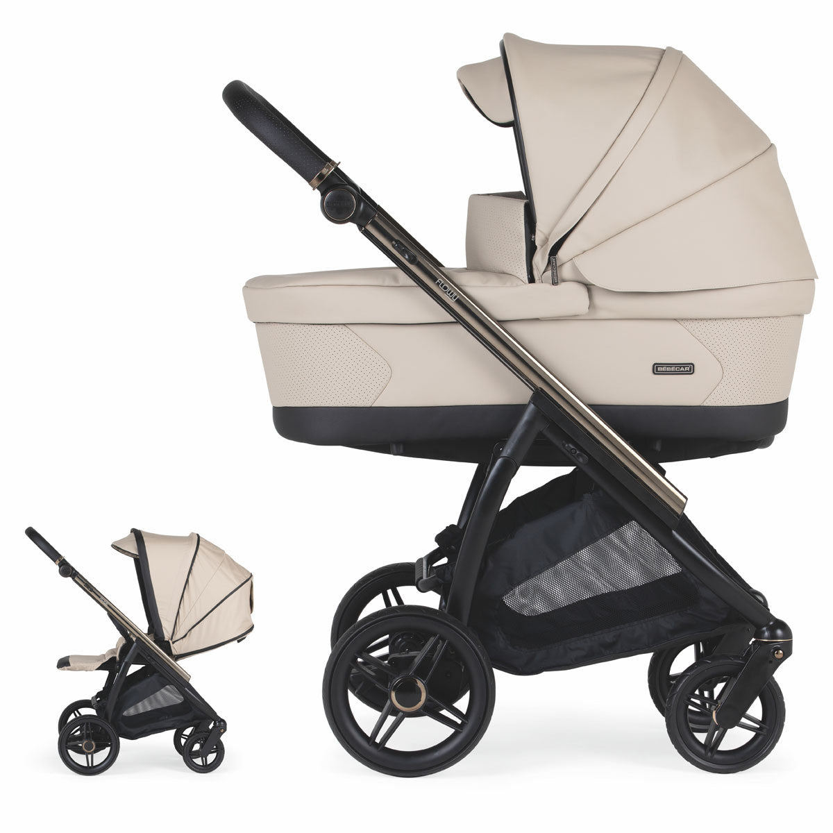 Carrito Flowy Bebecar Beige 2 Piezas