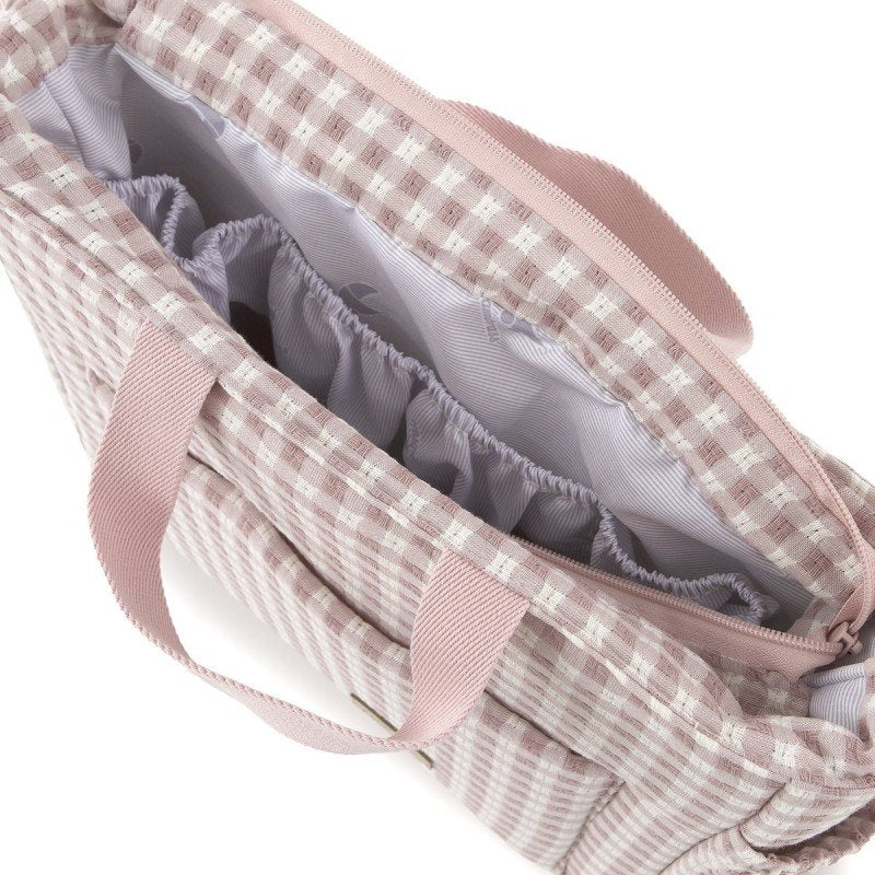 Bolso maternal pack vicky rosa