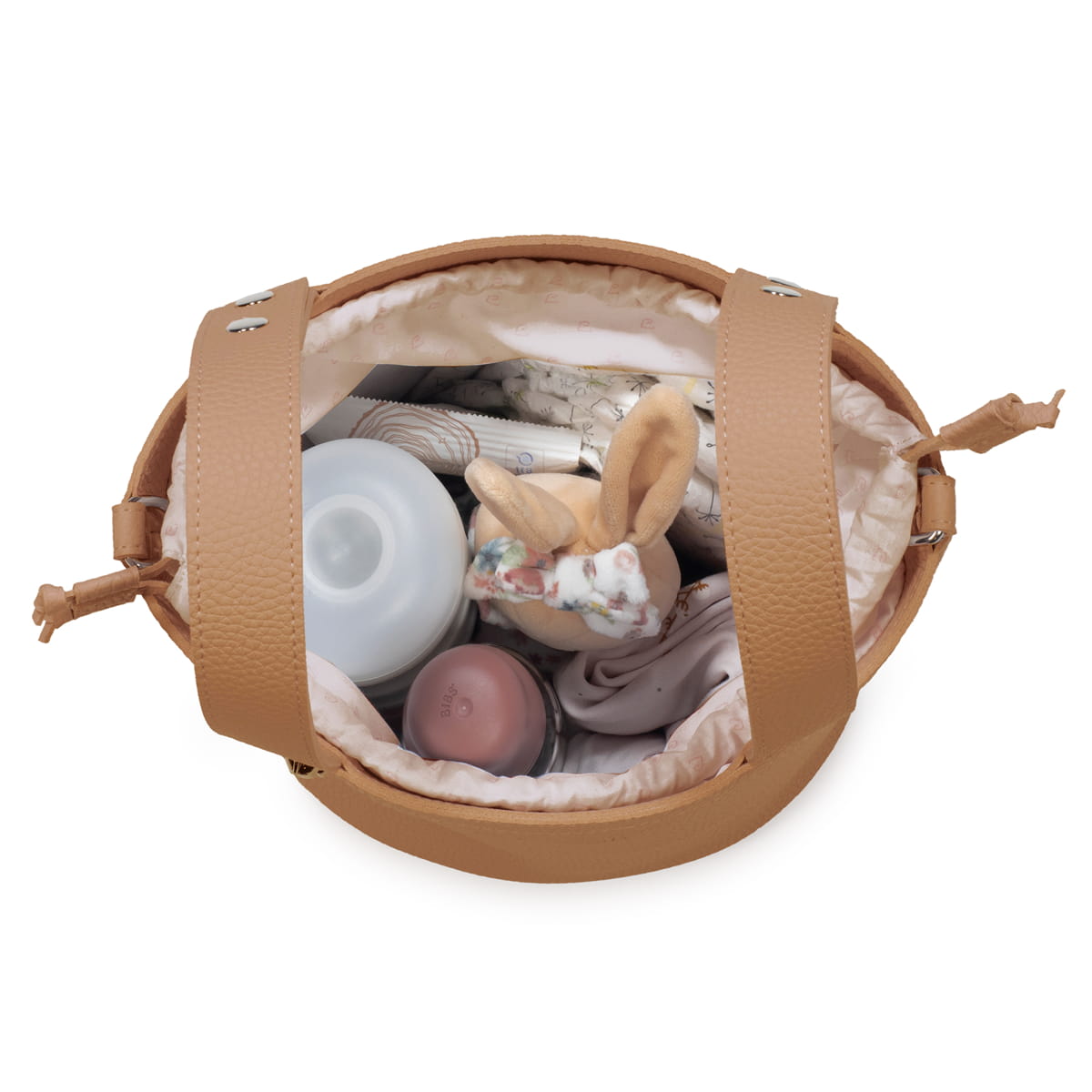 BOLSA BUCKET ICON CARAMEL