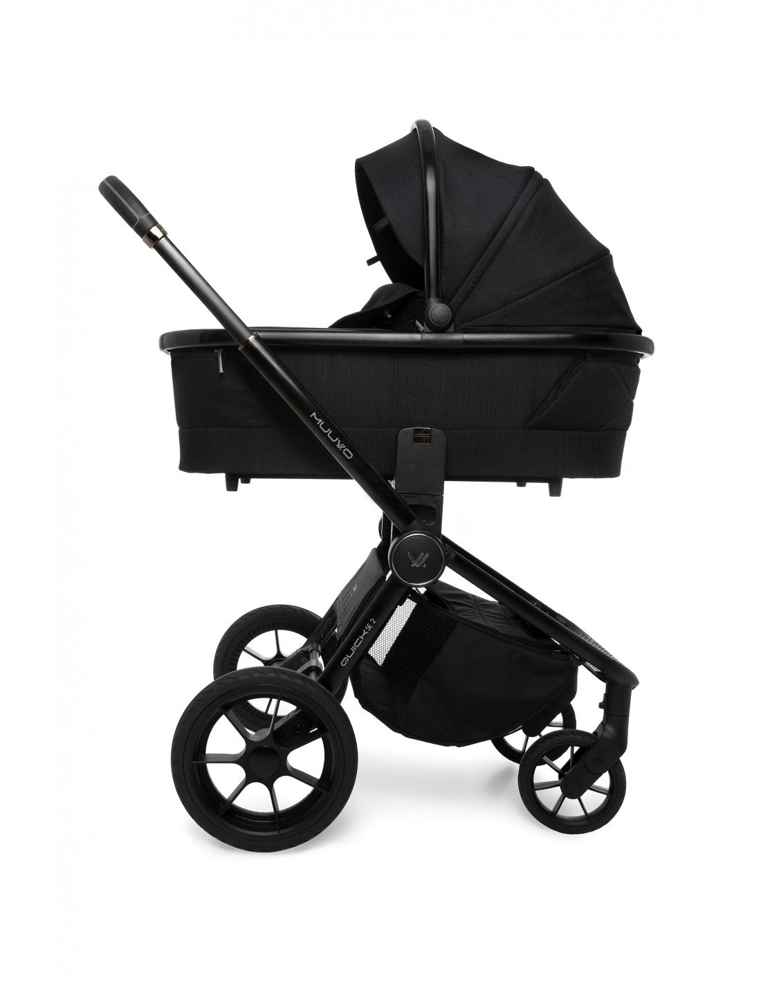 Carrito Quick SE2 Muvvo Negro 2 piezas
