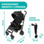 Silla de paseo Lite Way 4 negro