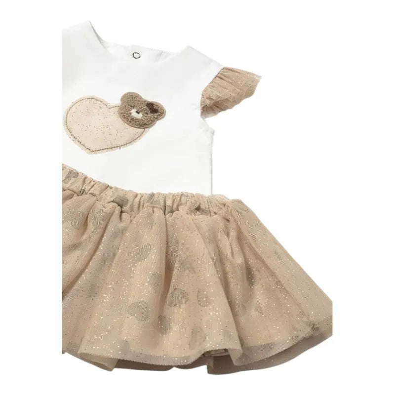 Conjunto falda tul y camiseta recién nacida mayoral