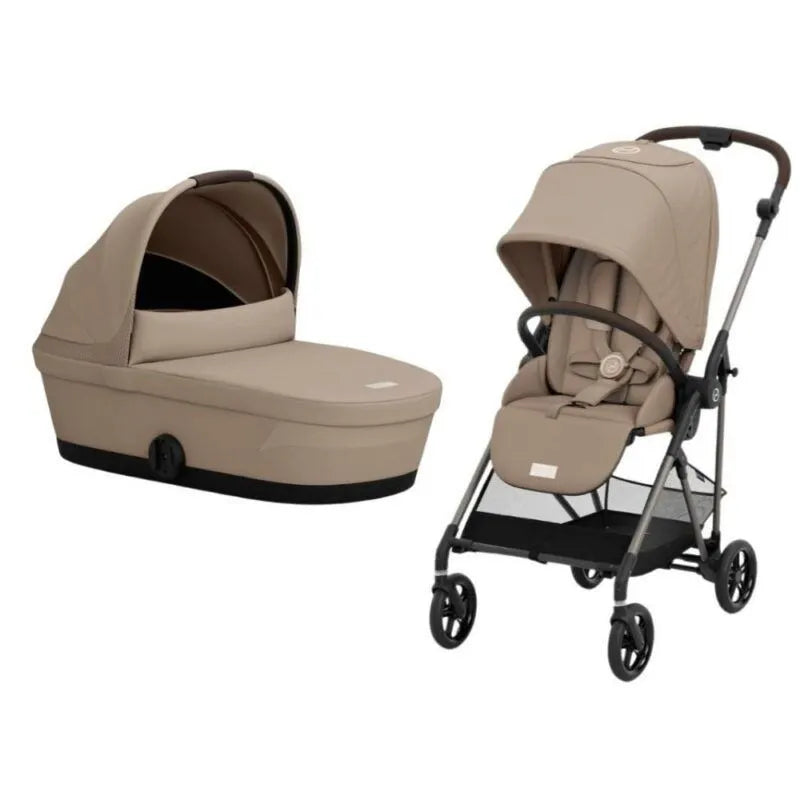 Carrito Dúo Cybex Melio Almond 2 Piezas