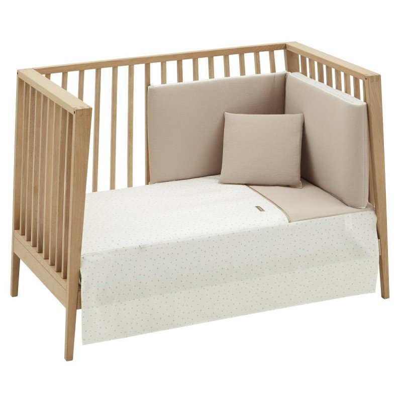 Colcha + protector magia beige