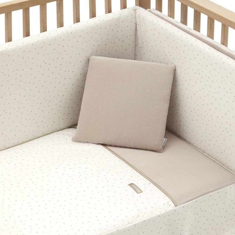 Colcha + protector magia beige