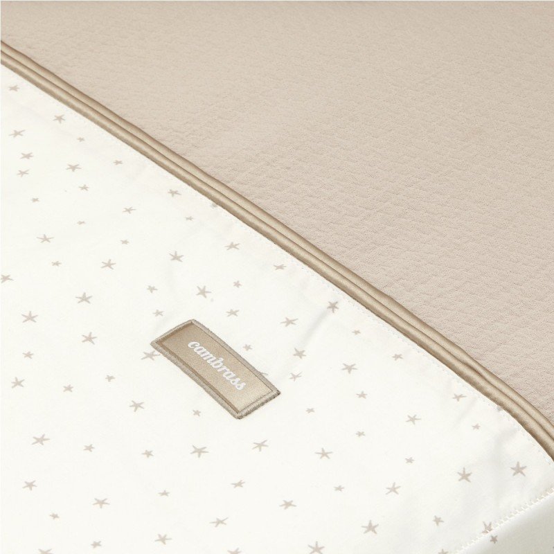 Colcha + protector magia beige