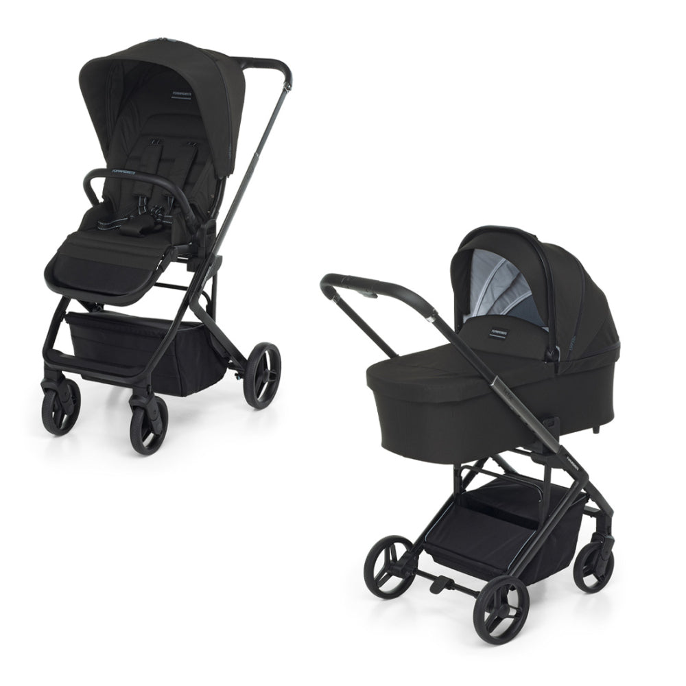 Carrito Tic Toc Foppapedretti Negro 2 piezas
