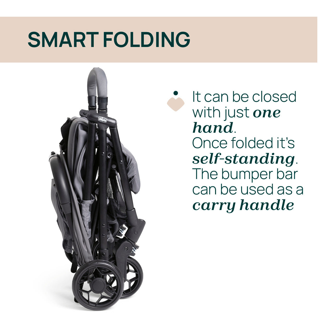 Silla de paseo Chicco Urbino Gris