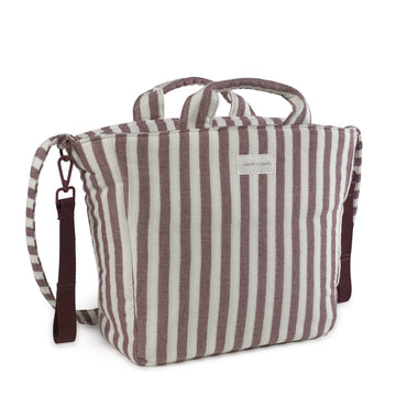 Bolsa Canastilla Cherry Rayas