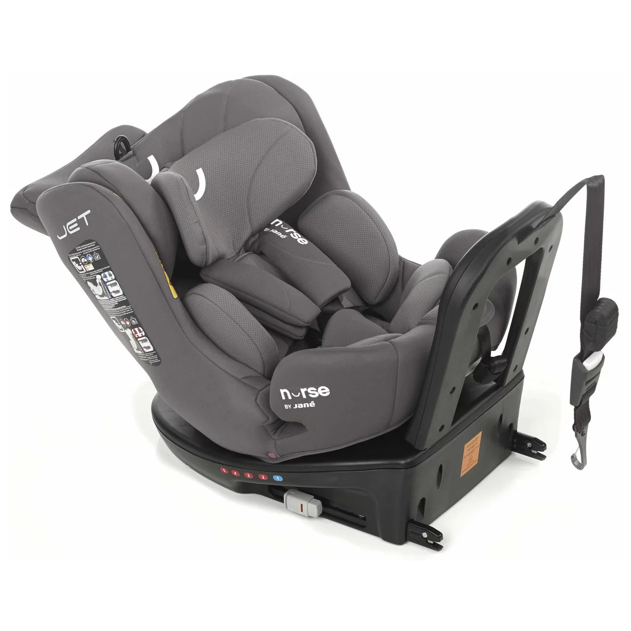 Silla de auto Nurse Jané Jet gris grupo 0-12 años
