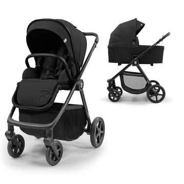 Carrito para bebe Coco Asalvo negro 2 piezas