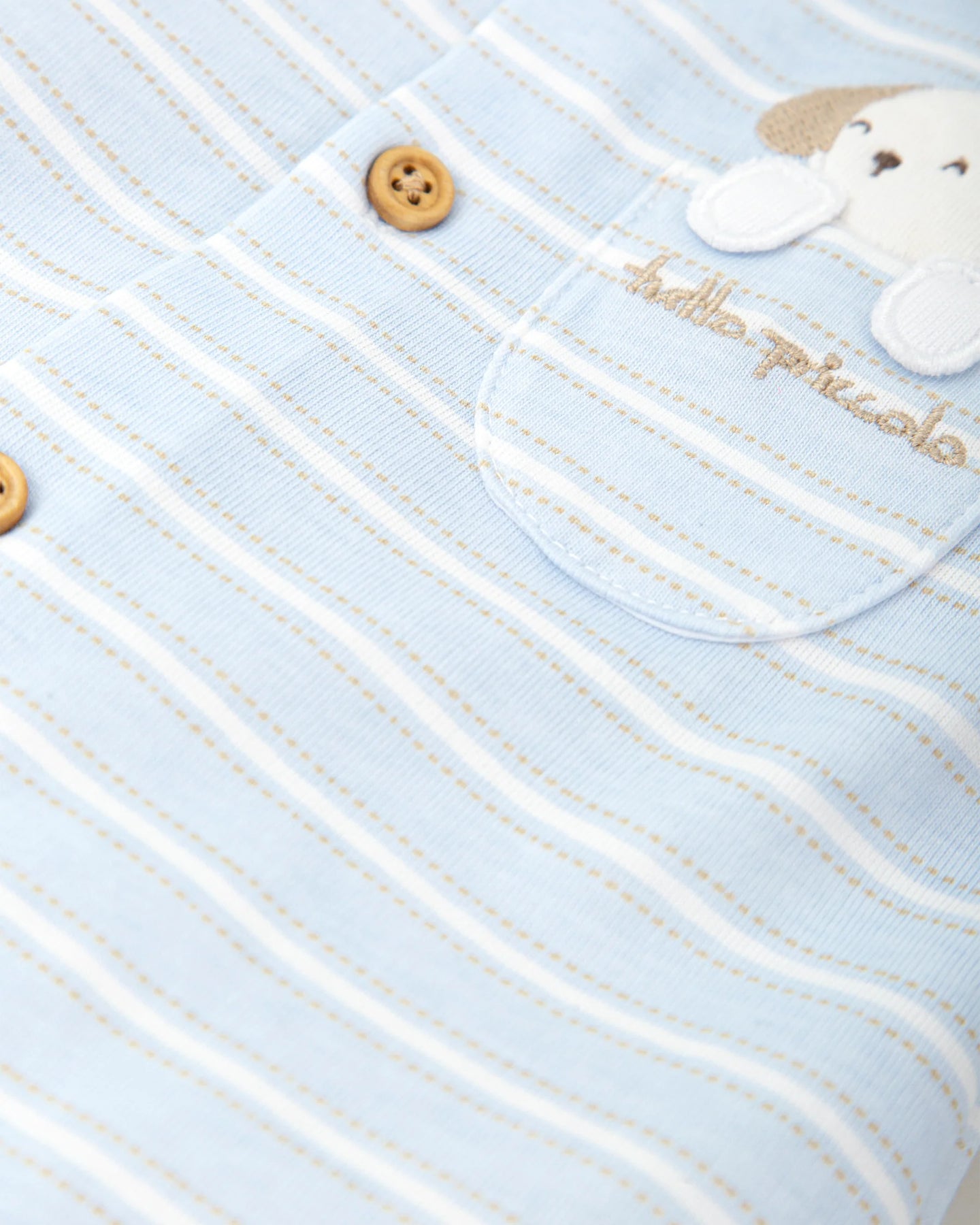 Pelele corto rayas Tuttopiccolo