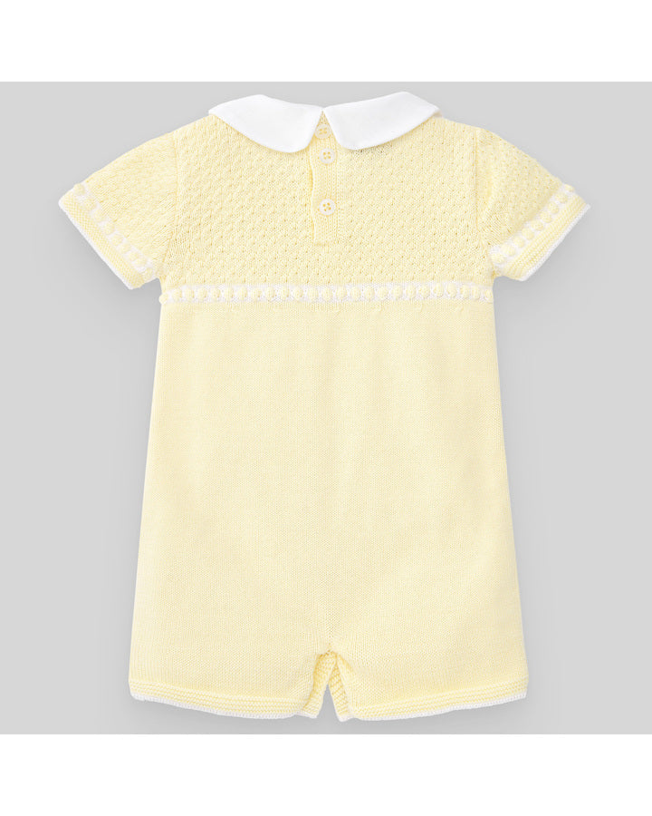 Pelele corto cuello niño paz rodriguez