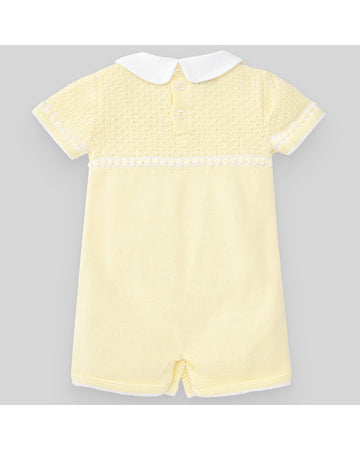 Pelele corto cuello niño paz rodriguez