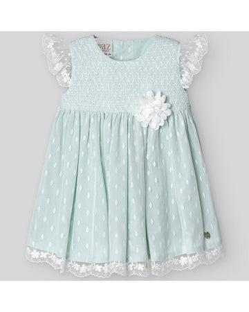 Vestido de tull azul niña paz rodriguez