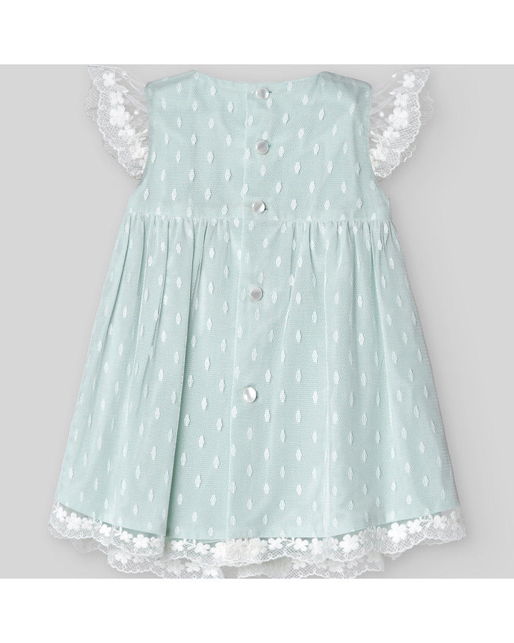 Vestido de tull azul niña paz rodriguez