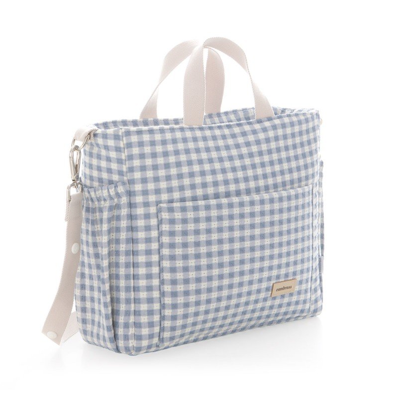 Bolso maternal pack vicky azul