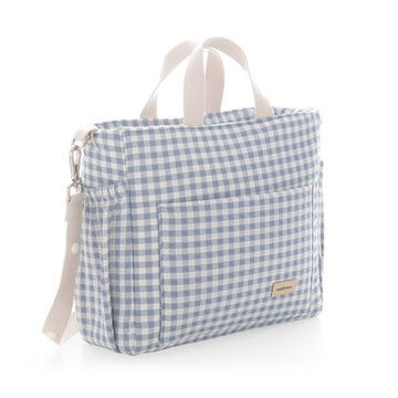 Bolso maternal pack vicky azul