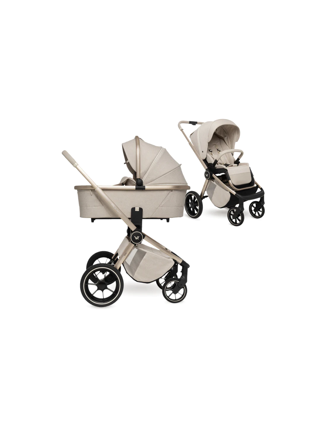Carrito Muvvo Quick Boho Beige 2 piezas