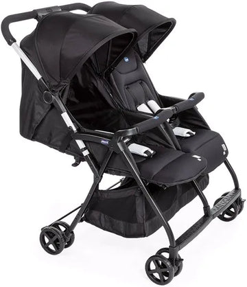 Carrito Gemelar Ohlalatwin  Chicco negro