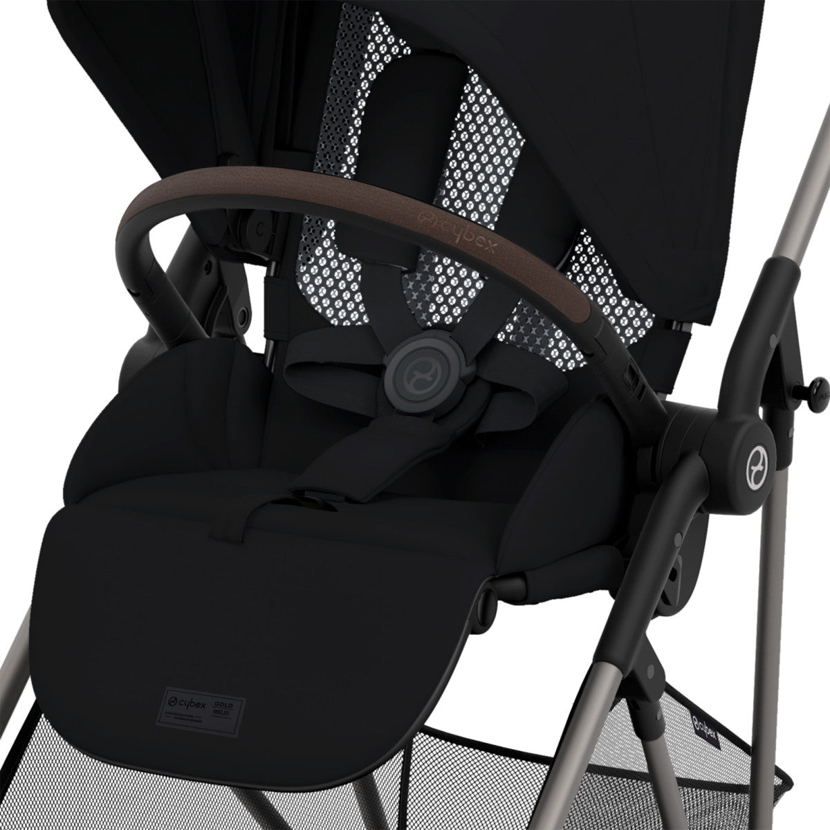 Carrito Cibex Duo Melio Carbon Negro 2 piezas