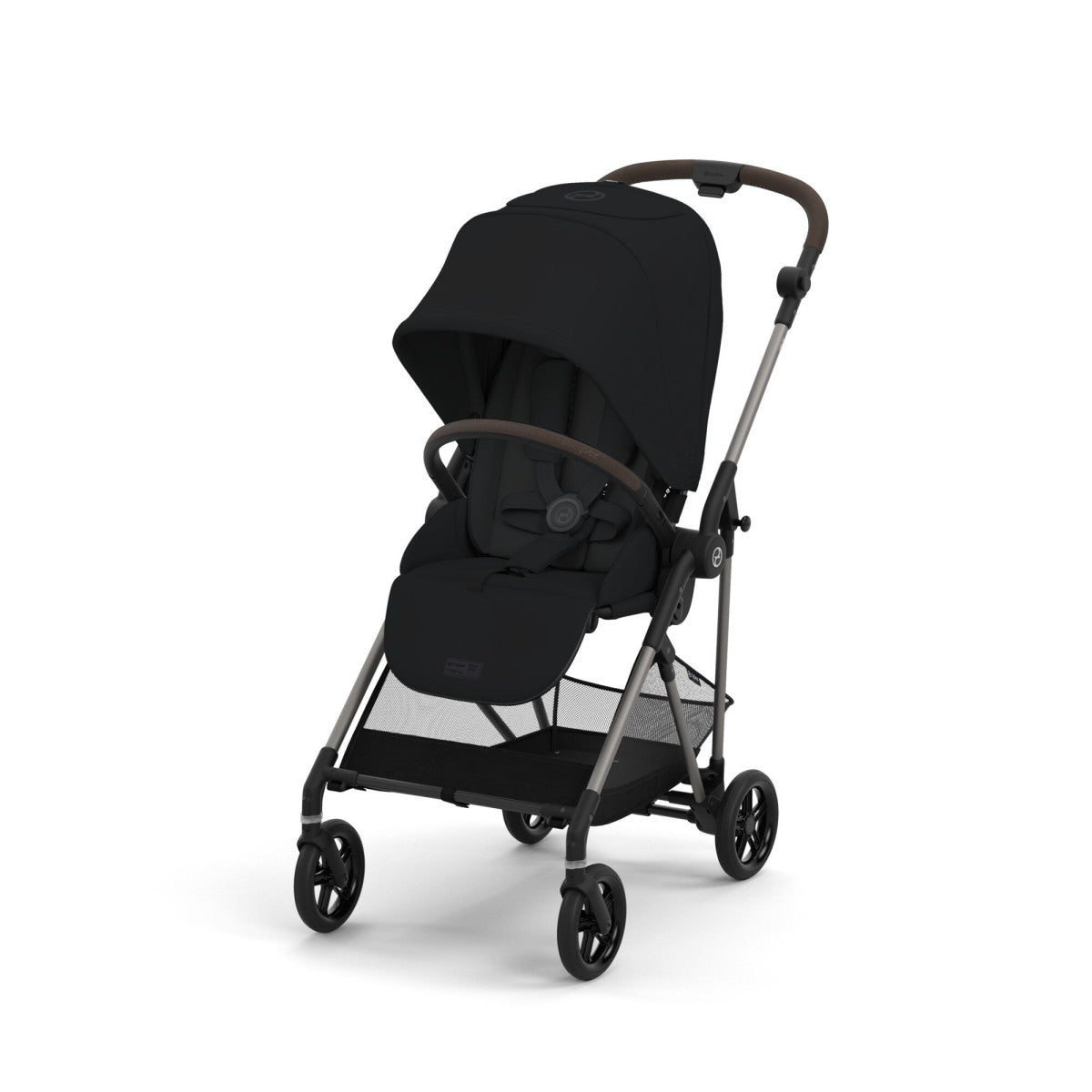 Carrito Cibex Duo Melio Carbon Negro 2 piezas