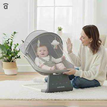 Hamaca para bebe Bali Asalvo gris