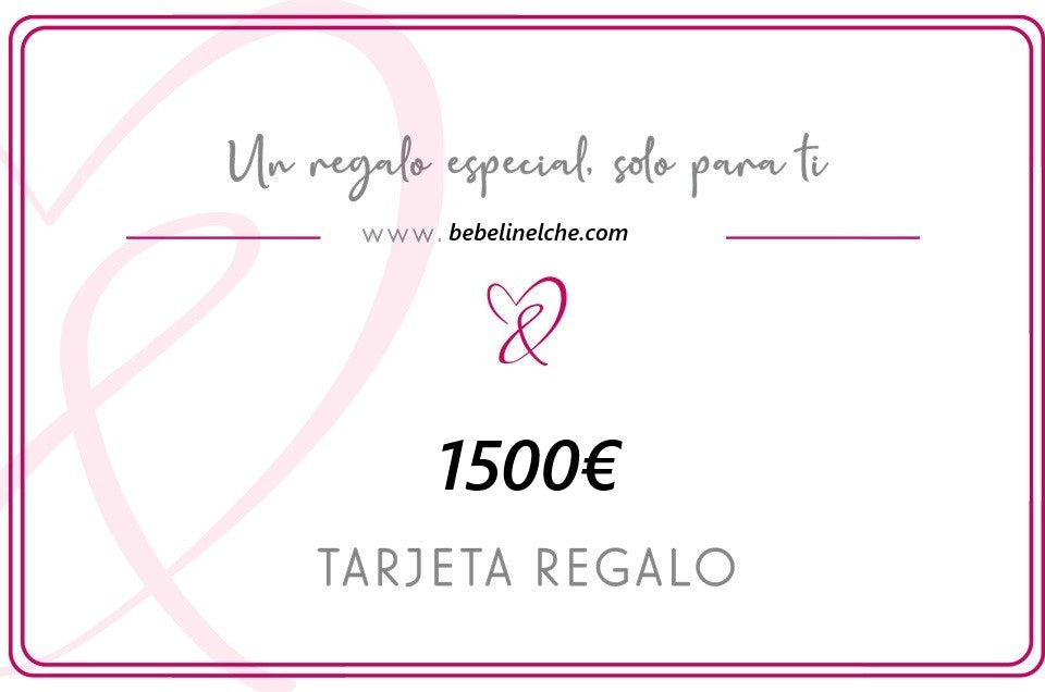 TARJETA REGALO 1500€